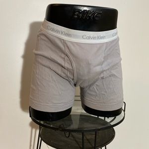 Grey Calvin Klein boxer briefs